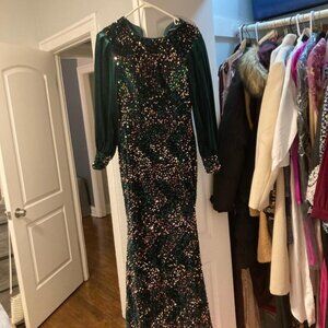 SHEIN Women's Green and Multi Dresses